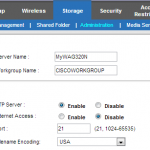 Cisco Linksys WAG320N Router - FTP Access